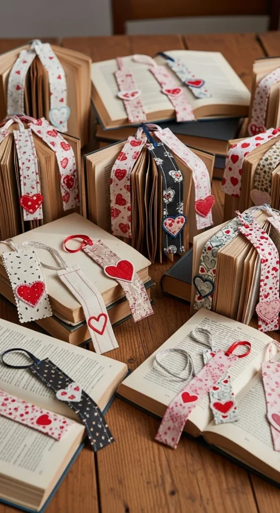 Handmade Fabric Bookmarks