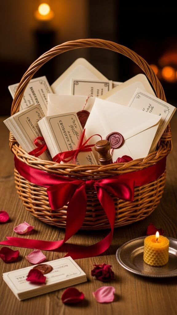 Handwritten Coupon Basket
