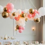 How to Create Balloon Chandeliers for Lux Birthday Decor