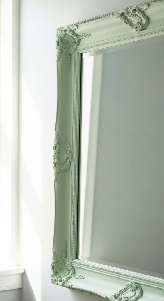 Mirror With Chalk Paint Frame