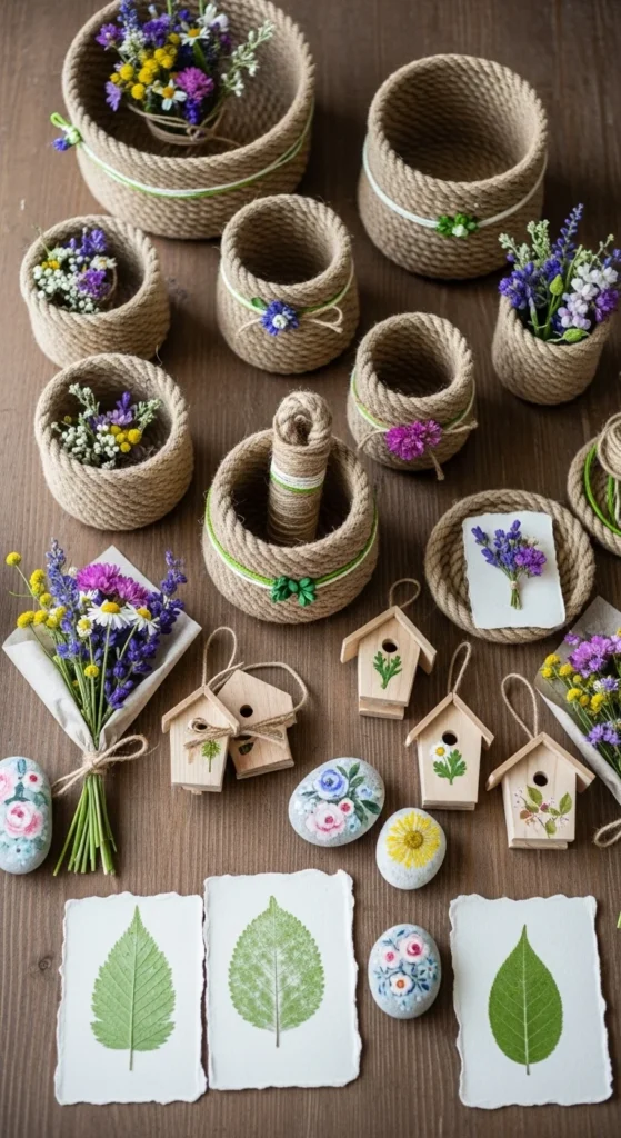 Natural Rope Baskets