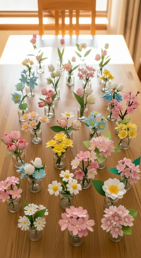 Paper Flower Table Accents