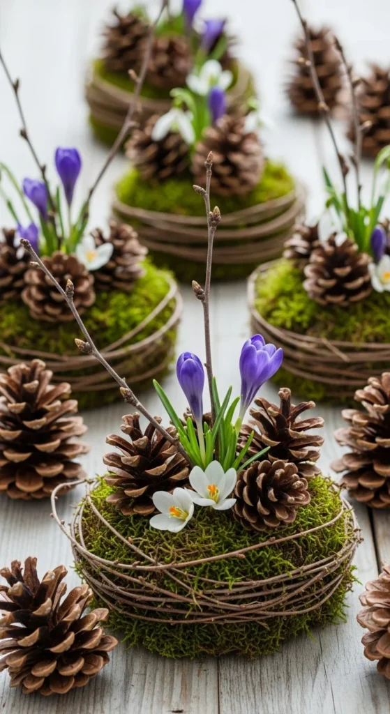 Pinecone Table Accents