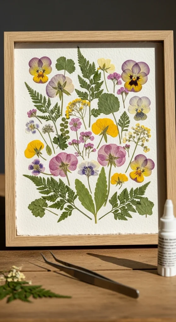 Pressed Flower Wall Art