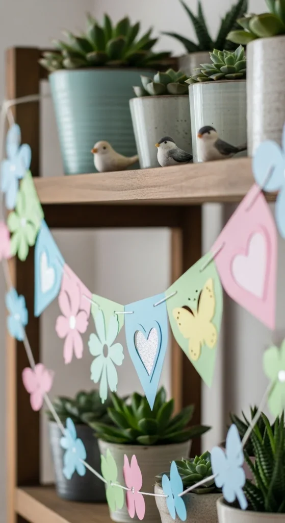 Spring Shelf Paper Banners