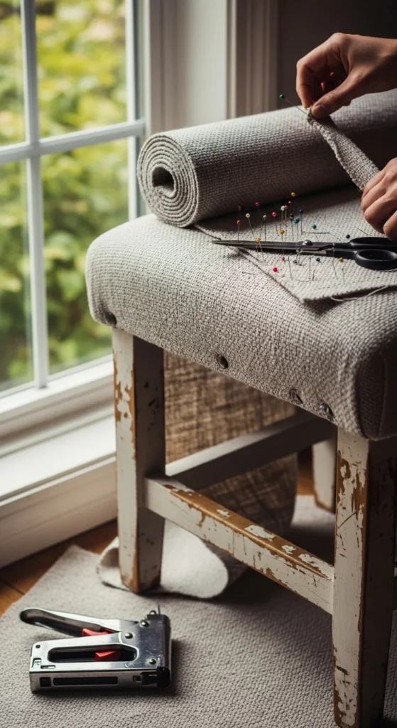 Upholstered Stool Refresh