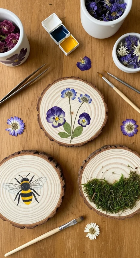 Wooden Slice Coasters