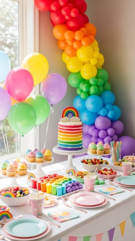 how to create rainbow themes