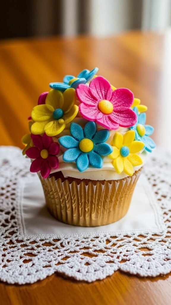 how to decorate cupcakes with fondant