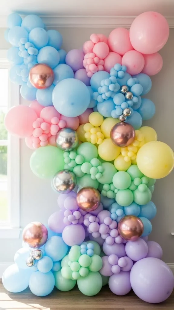how to make balloon backdrops