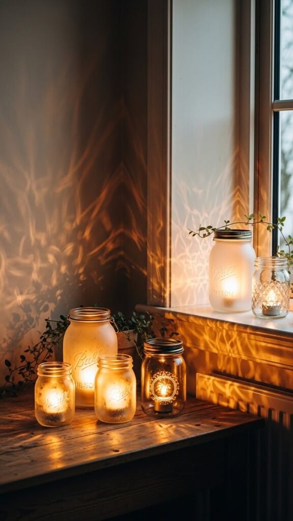 mason jar luminaries