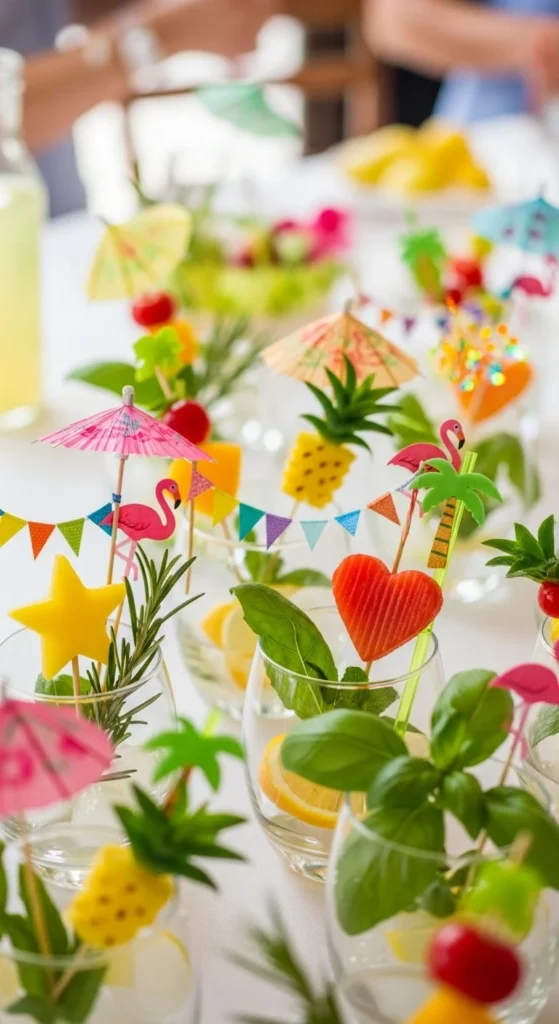 shamrock drink toppers